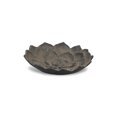 thumbnail image 3 of 6" Black Lotus Flower Metal Handmade Tray, 3 of 3