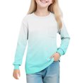 thumbnail image 1 of Haut Fille Manches Longues Col Rond Imprimé Chandail pour Enfants, Robe Longue, 1 of 8