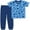 Blue Cookie Monster, variant on Marvel Spider Man 2 Piece Jogger Set for Boys, Spidey Short Sleeve Shirt and Sports Pants, Size 3T Gray