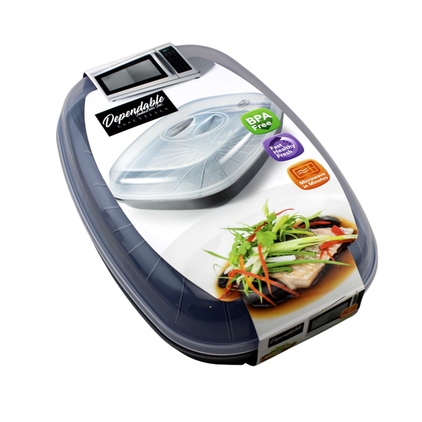 Dependable Industries inc. Essentials Microwave Fish Vegetables and