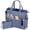 DARK BLUE STRIPE, variant on Tirrinia 35L Waterproof Beach Bag with Zipper, Wet/Dry & Small Pouch