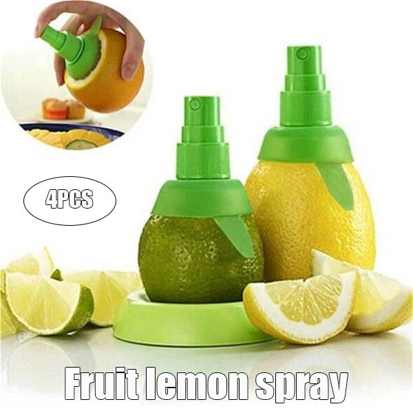 3 Pcs Lemon Juice Sprayer Citrus Spray Hand Fruit Juicer Squeezer Lime Kitchen 