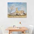 thumbnail image 2 of ARISTURING  Rustic Canvas Wall Art with Textured Old Barn and Tree Paintings Contemporary Aesthetic Farmhouse Pictures Modern Vintage Artwork for Living Room Bedroom Bathroom Decor, 2 of 6