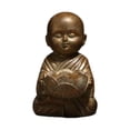 thumbnail image 1 of Estatua meditadora, figuritas budistas decorativas para interiores. Bronce, 1 of 9