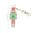 thumbnail image 2 of 4pcs Nutcracker Diamond Pictures Keychains Pendant Diy Keyrings Bag Hanging Pendant, 2 of 2