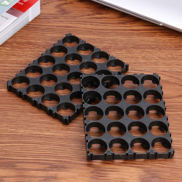 2 uds 4x5 celdas 18650 espaciador de batería soporte radiante para paquete de batería DIY