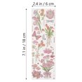thumbnail image 2 of 5 Sacs de Motif Floral Exquis Autocollant DIY Décoratif pour Compte Manuel Autocollant pour Scrapbooking, 2 of 7