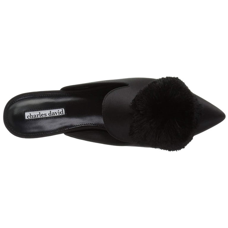 CHARLES DAVID Women s Wella Mule Black Size 8.0