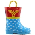 thumbnail image 2 of DC Comics Children's Girls' Wonder Woman Printed Waterproof Easy-On Rubber Rain Boots (Toddler/Little Kids)&nbsp;, 2 of 4