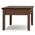thumbnail image 4 of Simpli Home Artisan 46 inch Wide Solid Wood Contemporary Lift Top Coffee Table in Russet Brown, 4 of 13