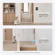 Perma Child Safety Safe Step Rental Safe Baby Gate, 38 to 45, White