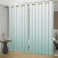 thumbnail image 6 of Nanqianyi Light Blue White Ombre Blackout Curtains 42 X 96 Inch Length for Bedroom, Living Room, Thermal Insulated Room Darkening Grommet Window Drapes 2 Panels, 6 of 7