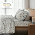 thumbnail image 6 of Regency Heights Full Size Cotton Flannel Sheet Set, 4-Piece Flannel Bed Sheets Full, 100% Cotton Bed Sheets Set with Deep Pocket, Grey Dogs, 6 of 7