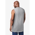 thumbnail image 2 of KingSize Men's Big & Tall Shrink-Less Longer-Length Lightweight Muscle Pocket Tee, 2 of 5