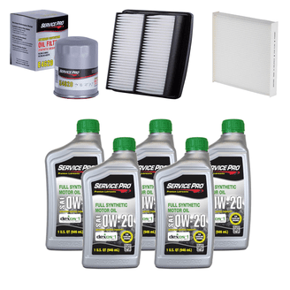 ACDelco Oil Change Kit, 8 Quarts 0W-20 Synthetic Motor Oil, PF63