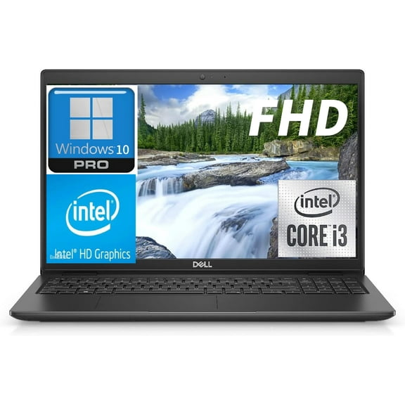 Dell Latitude 3000 3520 15.6" FHD 1399 x 768 - 11th Generation Intel Core i3,1.7GHz-1115G4-āIntel UHD Graphics - 32 GB RAM - 1 TB SSD -Windows 11 Pro, Black