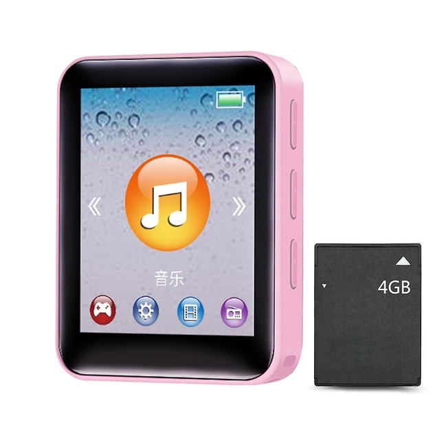 4G Reproductor de música Mp3 en pantalla completa, pantalla táctil a color, compatible con tarjeta Tf de hasta 128g