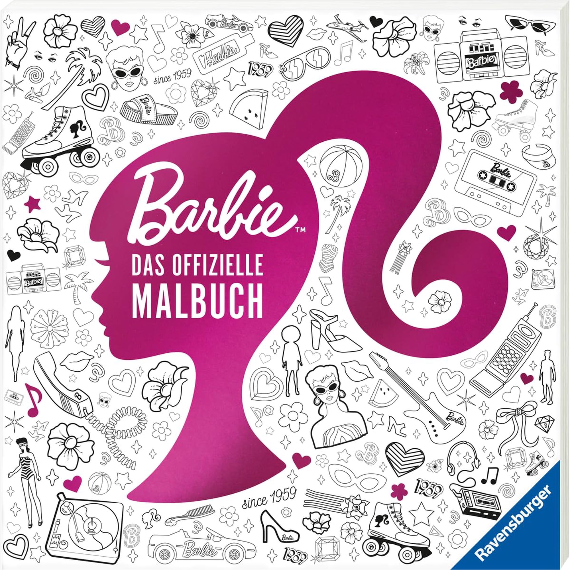 Barbie Barbie: Das offizielle Malbuch hochwertige Ausstattung die Barbie Welt im (Paperback)