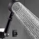 thumbnail image 4 of Cabezal de ducha de mano de alta presión | 8 modos de rociado y función de cambio fácil | Diseño ahorrador de agua de ABS | Conector universal G1/2 hembra | Para agua dura | Uso en hogar, gimnasio, 4 of 8
