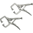 thumbnail image 2 of 2pc 5" / 125mm Mini Locking Adjustable C Clamp Fastener Welding Mole Grips, 2 of 3