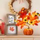 thumbnail image 3 of Decoración de árbol de calabaza de simulación de Halloween, decoraciones para el hogar de otoño y Acción de Gracias, adornos florales para mesa de comedor y sala de estar, 3 of 6