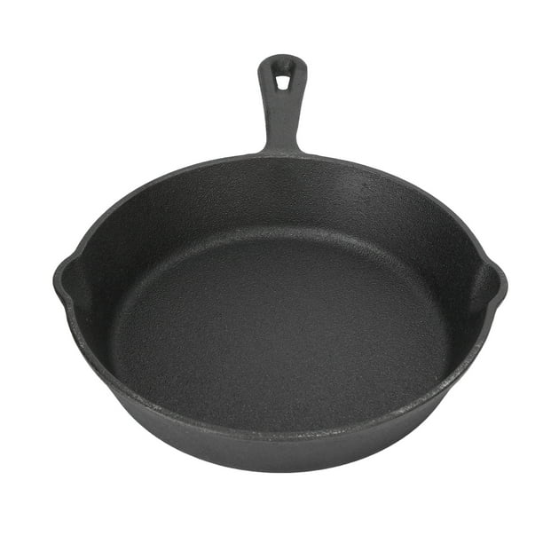 Partita Para Freír De Hierro Fundido De Cocina, Sartén De Sartén Prepacialmente Sazonada Para El Horno De La Parrilla, Utensilios De Cocina De La