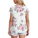 thumbnail image 4 of Camiseta de Manga Corta de las Mujeres de Cuello Redondo de Impresión Casual Top de las Señoras, Poliéster Ligero para el Hogar Diario Y Cómodo, 4 of 8
