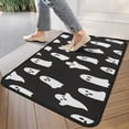 thumbnail image 4 of Black Halloween Ghosts Door Rugs,Washable Non Slip Door Mats Indoor,Decorative Door Mats,Entry Mat Indoor for Entrance,Bedroom,Kitchen,Bathroom,30"x17", 4 of 6