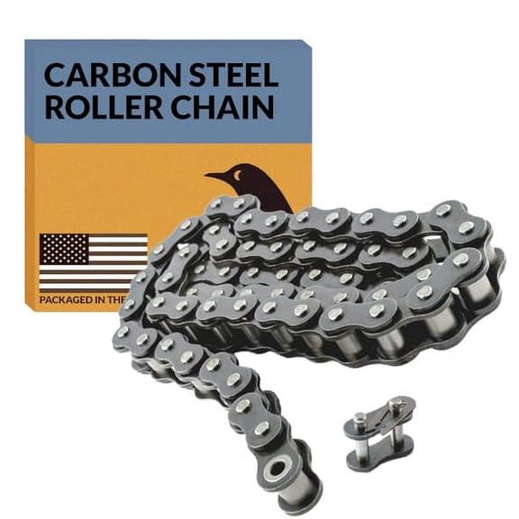 PGN #35 Roller Chain - 3 Feet   Free Connecting Link - Carbon Steel Chains for Bycicles, Mini Bikes, Motorcycles, Go-Karts, Home and Industrial Machinery - 95 Links$$Tools