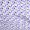 thumbnail image 1 of oneOone Viscose Jersey Pastel Purple Fabric Water Color Craft Projects Decor Fabric Printed By The Yard 60 Inch Wide, 1 of 4