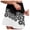White, variant on FASHOFT Tennis Skirts For Women Trendy Printed Double Layer Skort With Pockets Elastic Waist For Fitness And Leisure Wear Womens Athletic Skirt Black