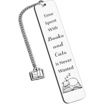 Bookmarks for Cat Lovers, Cat Bookmark Bookish Gifts Book Marks for Reading Women Book Lovers Cat Gifts for Cat Lovers Valentines Day Gifts for Women Friendship Book Club Christmas Gifts for Daughter