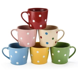 HOWAY Flat Bottom Mug with Wood Lid, Ceramic Tea Cup for Coffee Warmer,  Black
