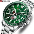 thumbnail image 4 of Curren 8418 Quartz Men's Watch Waterproof Calendar Hot Sale Steel Belt Hot Sale Student, 4 of 6
