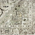 thumbnail image 2 of Everwash™ Treasure Rubia Traditional Medallion Machine Washable Runner Area Rug, Ivory/Beige, 2'2"x7'2", 2 of 7