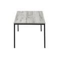 thumbnail image 2 of Monarch Specialties Table Set, 3pcs Set, Coffee, End, Black Metal, Grey Laminate, Contemporary, Modern, 2 of 9
