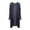 Blue, variant on Lightweight Cardigan for Long Sleeve Open Front Cover Up Soft Loose Knit Sweater Casual Loungewear Elegant Solid Color Mid Long Length Summer Blank Kimonos Sweaters Jacket for Women plus