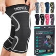 thumbnail image 1 of Rodilleras Modvel (2 unidades) para mujer y hombre: rodilleras de compresión para entrenamiento, alivio del dolor de rodilla, soporte articular para ligamento cruzado anterior (LCA), artritis y desgar, 1 of 5