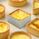 thumbnail image 2 of Anillo Perforado para Tartas Moldes para Tartaletas de Acero Inoxidable Forma Cuadrada Molde para Tartas CíRculo Herramienta para Hornear Pasteles Franceses, Paquete de 25, 2 of 5