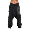 thumbnail image 1 of Birdeem Fashion Womens Solid Color Casual Printed Harlan Pants, 1 of 6