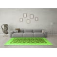 thumbnail image 3 of Ahgly Company Indoor Round Oriental Green Traditional Area Rugs, 5' Round, 3 of 4