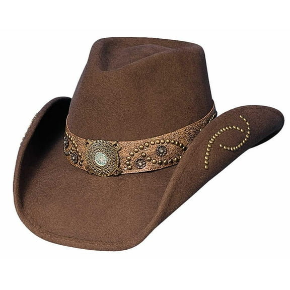 Bullhide Hats 0444Ch Sassy Cowgirl Collection Sheila Medium Chocolate Cowboy Hat