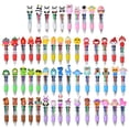 thumbnail image 5 of Retractable Multicolored Pen 4 Color-in-1 Ballpoint Pens 0.7mm Tip for Student Writing Note Taking Journaling, 5 of 9