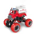 thumbnail image 1 of Coche de juguete de ingeniería para niños, coche de policía, camión de bomberos, modelo de coche, juguete educativo para niños como regalos de cumpleaños de vacaciones, 1 of 4