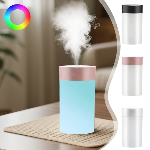 Sentmoon Large Room Humidifier Humidifiers Humidifier USB Colorful Atomizer Ambient Light Small Mini Car Household Sprayer Bedroom Desktop