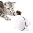 thumbnail image 1 of Cat Toys, Toy Ball With Led Light, 360 Degree Automatic Rotation And Usb Charging Interactive Cat Toys For Pet Dog Kittens (white), 1 of 5