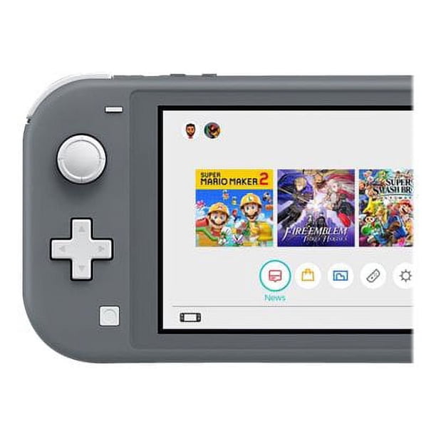 Nintendo Switch Lite Gray Bundle With Pokemon Shield NS Game Disc