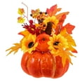 thumbnail image 6 of FRCOLOR Large Outdoor Plastic Pumpkin for Fall Halloween Thanksgiving Decoration Multi Color, 6 of 8