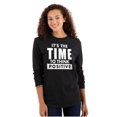 thumbnail image 3 of Time Think Cute Optimistic Gym Long Sleeve TShirt Men Women Brisco Brands S, 3 of 5