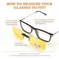 thumbnail image 6 of EFE Polarized Clip-on Sunglasses for Prescription Glasses, Flip up Anti-Glare Sunglasses for Driving Fishing, 6 of 13